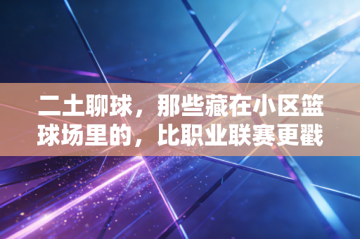 二土聊球，那些藏在小区篮球场里的，比职业联赛更戳人的体育魂