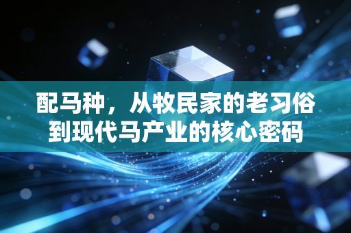 配马种，从牧民家的老习俗到现代马产业的核心密码