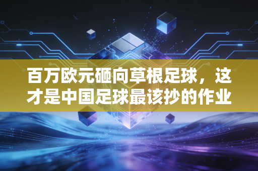 百万欧元砸向草根足球，这才是中国足球最该抄的作业