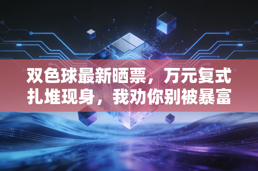 双色球最新晒票，万元复式扎堆现身，我劝你别被暴富晒单冲昏了头