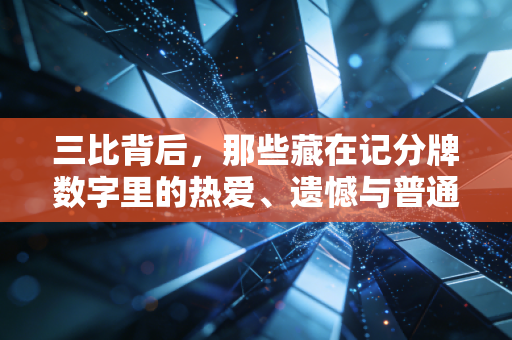 三比背后，那些藏在记分牌数字里的热爱、遗憾与普通人的体育梦