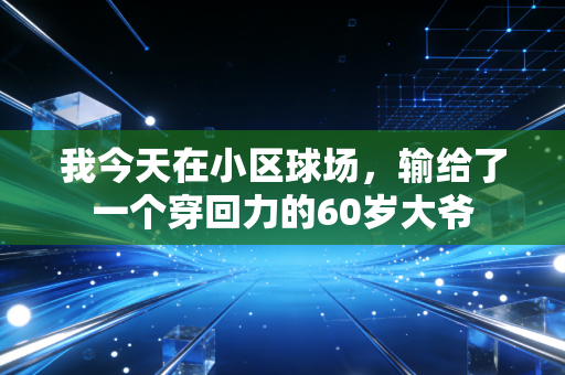 我今天在小区球场，输给了一个穿回力的60岁大爷