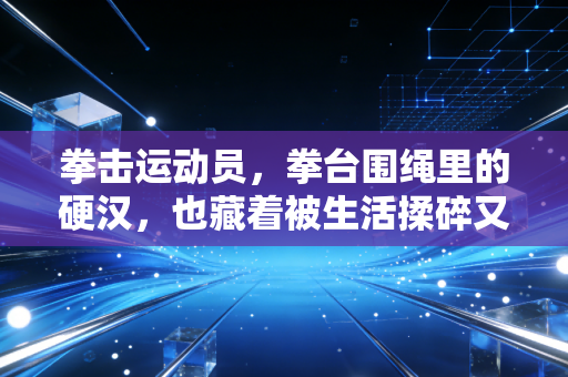 拳击运动员，拳台围绳里的硬汉，也藏着被生活揉碎又拼起来的柔软