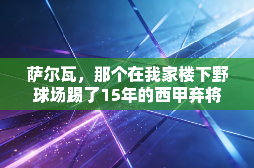 萨尔瓦,那个在我家楼下野球场踢了15年的西甲弃将 萨尔瓦,那个在我家楼下野球场踢了15年的西甲弃将