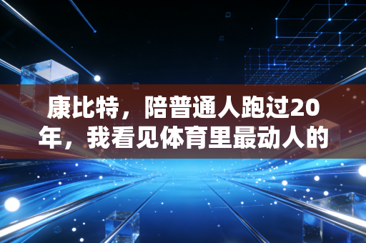 康比特，陪普通人跑过20年，我看见体育里最动人的不是冠军领奖台