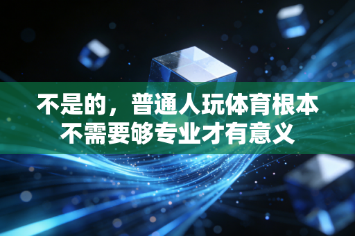 不是的,普通人玩体育根本不需要够专业才有意义 不是的,普通人玩体育根本不需要够专业才有意义