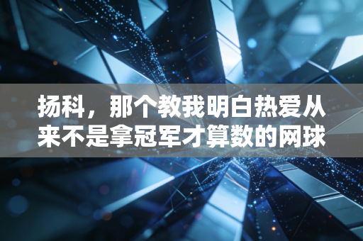 扬科,那个教我明白热爱从来不是拿冠军才算数的网球老顽童 扬科,那个教我明白热爱从来不是拿冠军才算数的网球老顽童