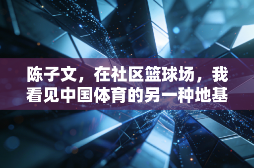 陈子文,在社区篮球场,我看见中国体育的另一种地基 陈子文,在社区篮球场,我看见中国体育的另一种地基