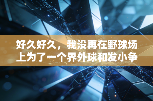 好久好久，我没再在野球场上为了一个界外球和发小争到脸红
