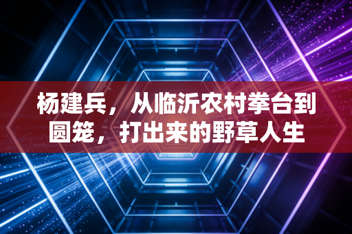 杨建兵,从临沂农村拳台到圆笼,打出来的野草人生 杨建兵,从临沂农村拳台到圆笼,打出来的野草人生