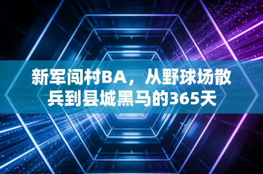 新军闯村BA，从野球场散兵到县城黑马的365天